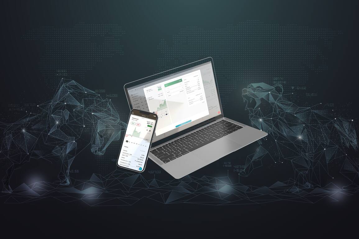 Einfach Wertschriften handeln cash