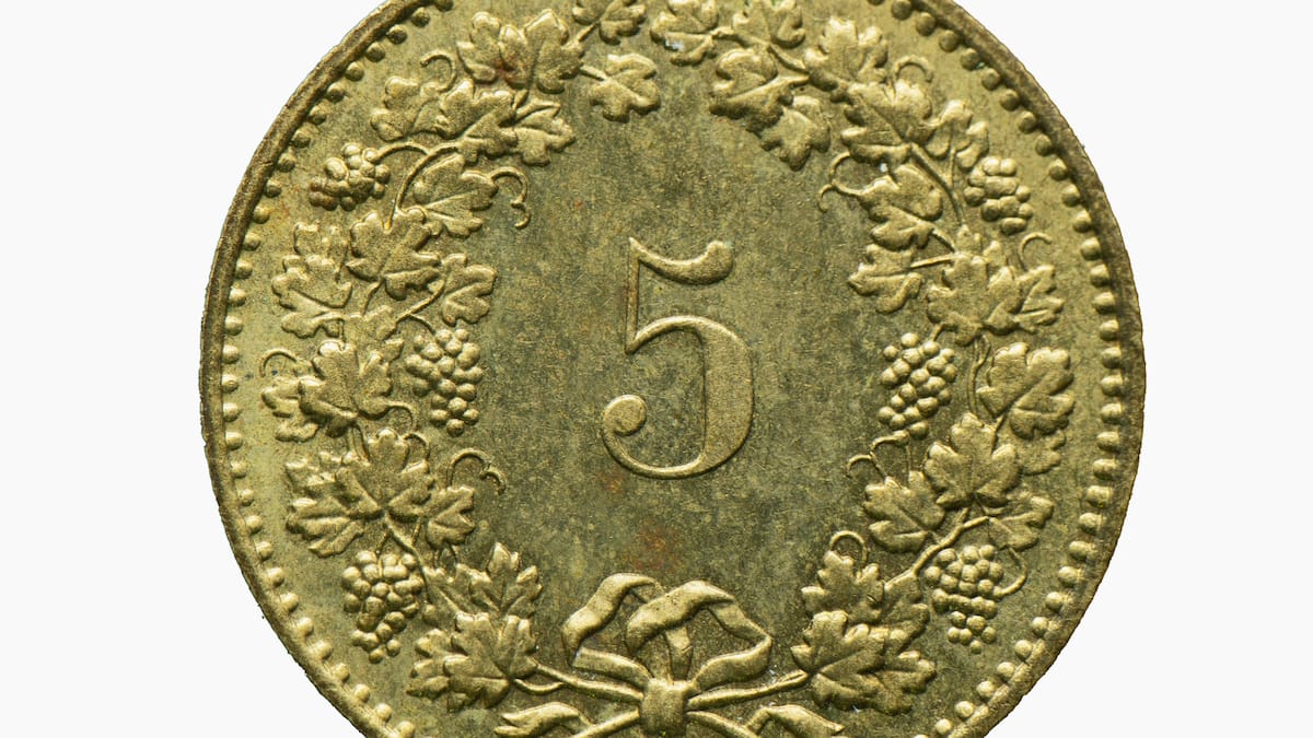 Mehr als die Hälfte der Schweizer findet Fünfräppler unnötig