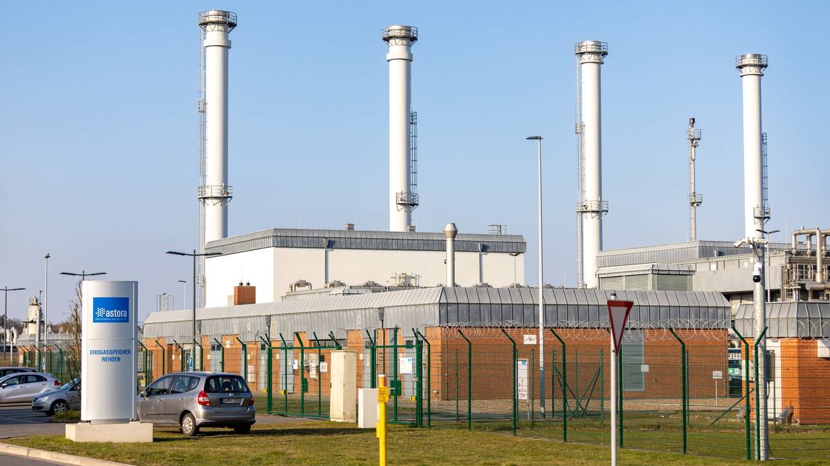 Deutsche Gasspeicher werden Ende März zu zwei Dritteln voll sein