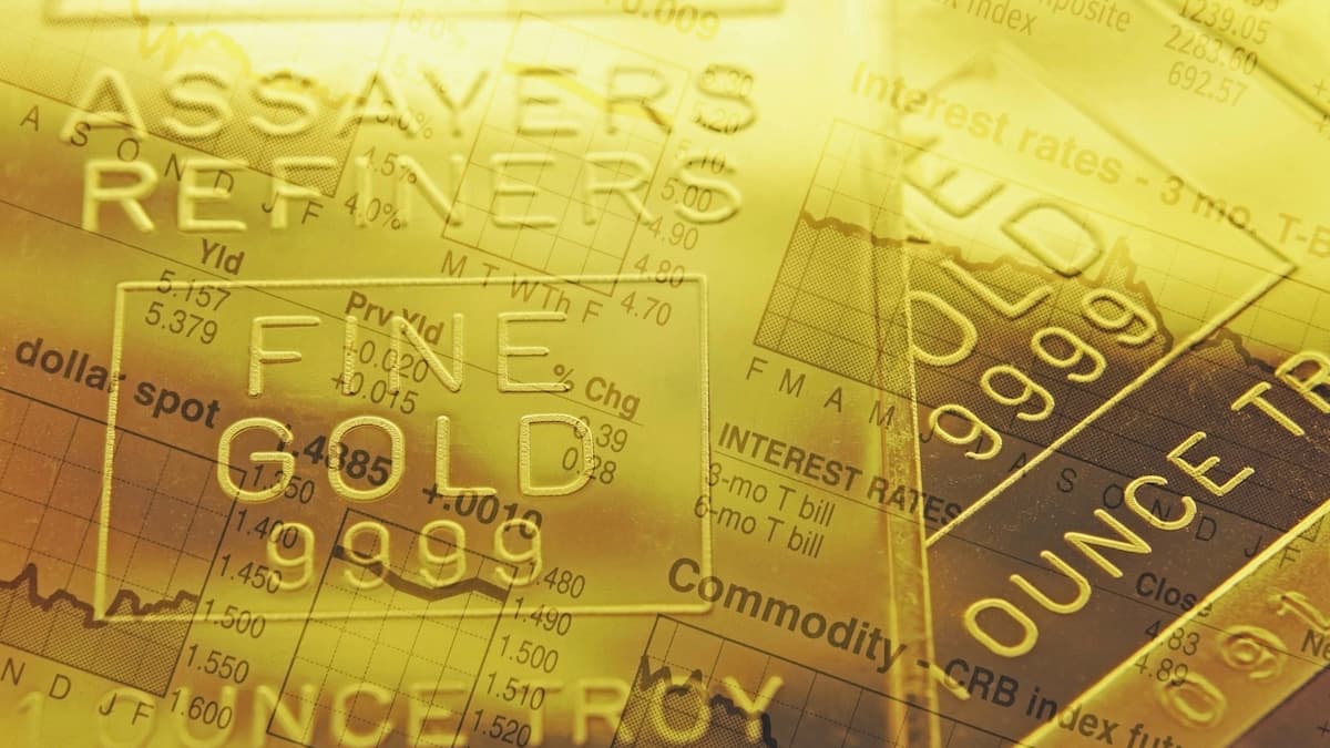 Cena zlata padla na najnižjo raven v zadnjih treh tednih