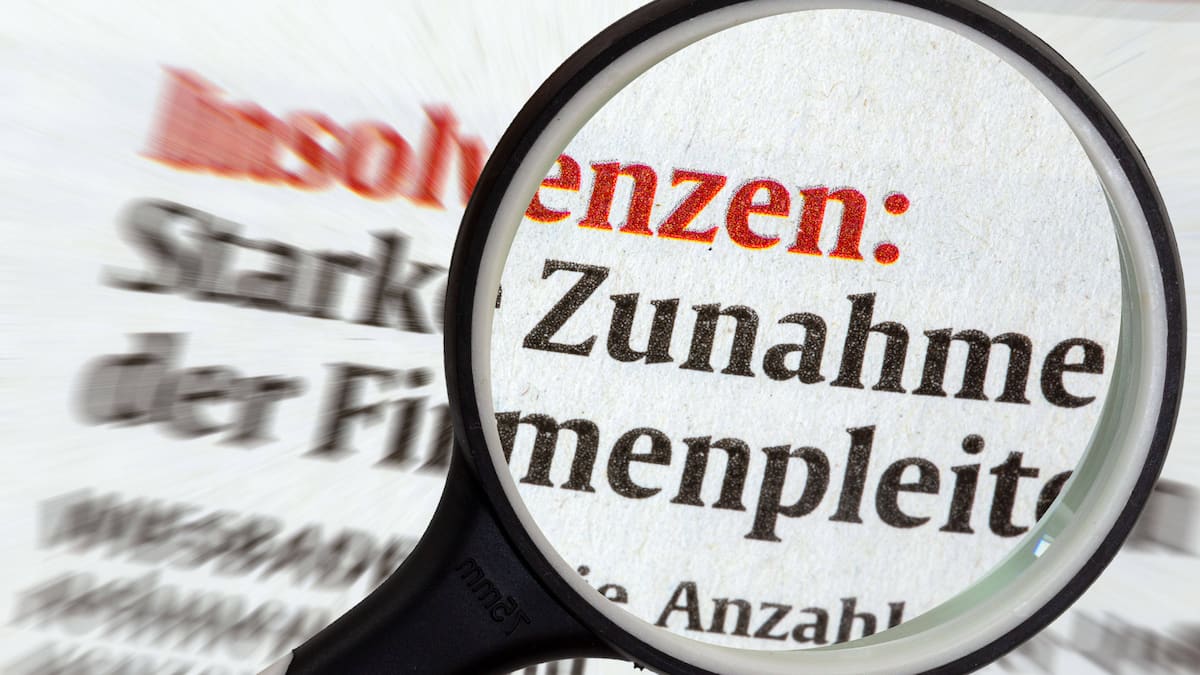 Zahl der Firmenkonkurse klettert 2025 noch einmal deutlich