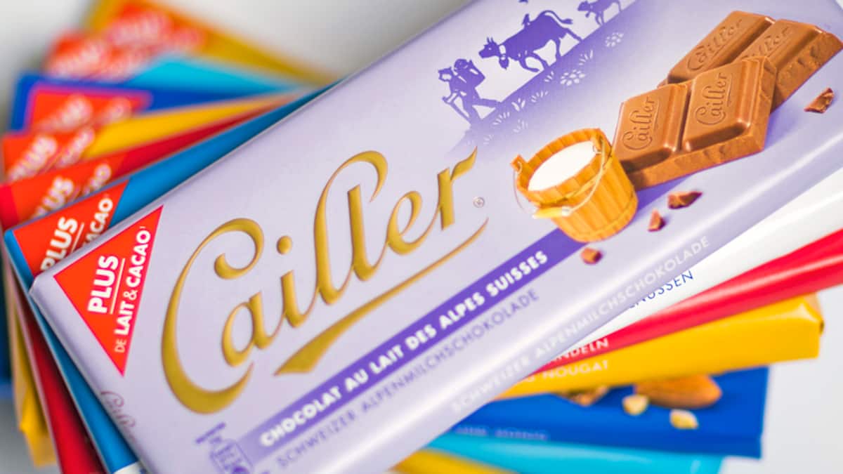 Brand in Nestlé-Fabrik der Marke Cailler