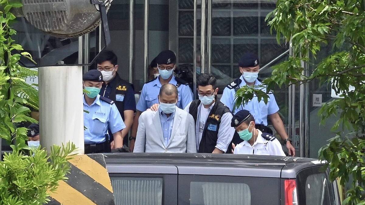 Demokratieaktivist Jimmy Lai in Hongkong zu langer Haftstrafe verurteilt