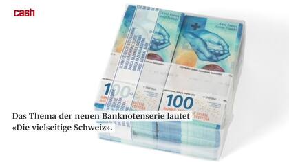 Die Nationalbank präsentiert die neue 100-Franken-Note Die Nationalbank präsentiert die neue 100-Franken-Note