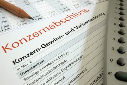 So lesen Investoren die Unternehmenskennzahlen richtig Konzernabschluss eines Unternehmens mit der Gewinn- und Verlustrechnung (Symbolbild)