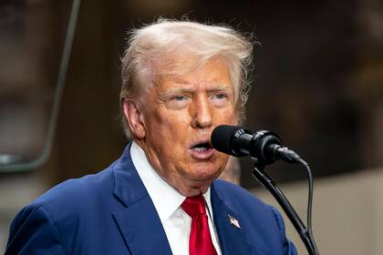 Krypto-Fans zahlen Millionen für Abendessen mit Donald Trump Donald Trump bei einer Rede in York, Pennsylvania (19. August 2024).