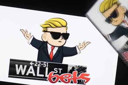 Comeback der Meme-Aktien: Es wird wieder munter drauflos spekuliert Das Logo des Reddit-Forums WallStreetBets.