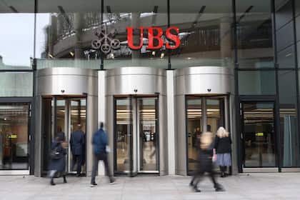 Europäische Aktien: UBS-Strategen verraten ihren Plan-B UBS-Niederlassung in der City of London.