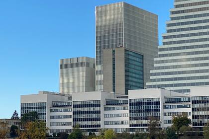 Roche, Novartis und Co: Broker nicht länger zuversichtlich für Pharmaaktien Blick auf den westlichen Teil der Roche-Konzernzentrale in Basel.