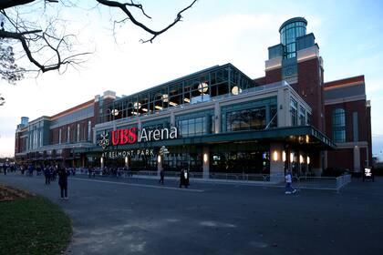 UBS-Aktie: US-Bank sieht grosses Kurspotenzial UBS Arena in Elmont, New York, Heimat des Eishockeyclubs New York Islanders.