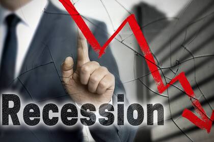 Goldman Sachs senkt Rezessions-Wahrscheinlichkeit Eine Rezession führt meist zu fallenden Aktienkursen.