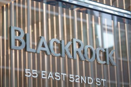 Aktien: Institutionelle kaufen endlich wieder zu Hauptsitz des Vermögensverwalters BlackRock in New York, USA (2023).