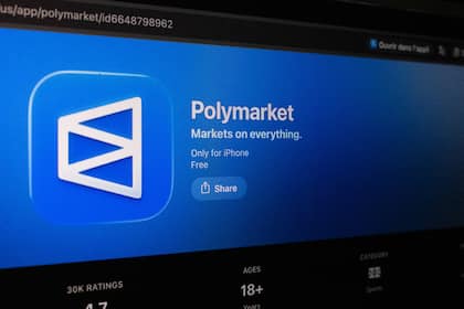 Krypto-Spekulanten machen mit mysteriösen Wetten satte Gewinne Die Seite der Wettplattform Polymarket.