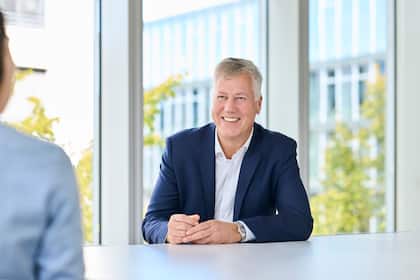 Schweizer Aktie der Woche: ABB praktisch wieder auf Rekordhoch Morten Wierod ist der CEO von ABB.