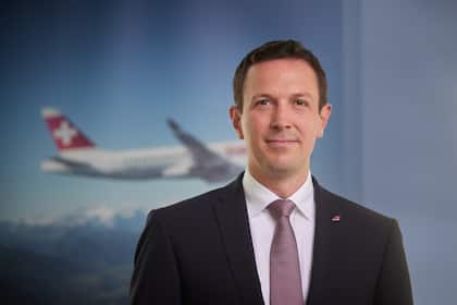 Swiss serviert US-Billigkopie statt Schweizer Käse Jens Fehlinger, neuer CEO der Fluggesellschaft Swiss.