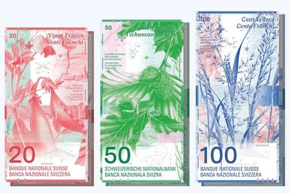 Diese Frau steckt hinter den neuen Schweizer Banknoten Die neue 20er-, 50er- und 100er-Banknote.