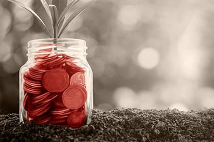 Aktienkäufe auf Pump: Kein gutes Omen für die Börse Wertschriftenkredit Glas Münzen