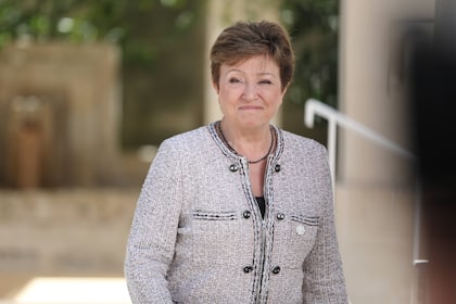IWF-Chefin warnt vor «langsamem Tsunami» der KI für den Arbeitsmarkt IWF-Chefin Kristalina Georgiewa am G7-Gipfel im italienischen Egnazia (14. Juni 2024).