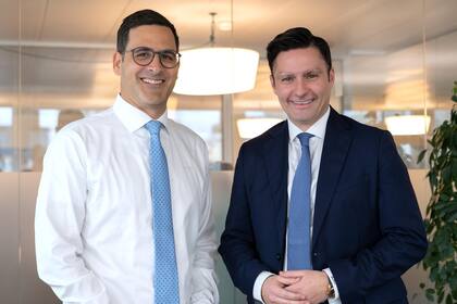 Nachhaltig Investieren erfordert einen aktiven Dialog Fabio Pellizzari, Head of ESG-Strategy & Development (links) und Rocchino Contangelo, Head of Research, Global ESG Integrated (rechts)