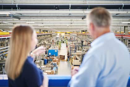 Schweizer Aktien: Das sind aktuell die zehn Top-Favoriten der Analysten Produktionshalle von Georg Fischer in Schaffhausen.