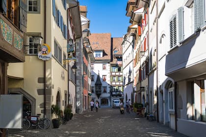 Wohnqualität: Die besten und schlechtesten Gemeinden der Schweiz In der unteren Alstadt reiht isch ein Haus nach dem anderen.