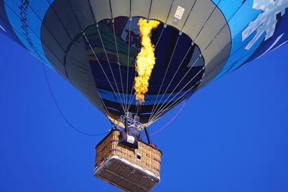 Aktienmärkte: Starkes Schlussquartal dank Rückkäufen? Ein Heissluftballon beim Start: Die Luft wird durch den Brenner erwärmt.