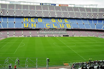 Was die Digitalrechte des FC Barcelonas spannend macht Camp Nou, das Fussballstadion des FC Barcelona.