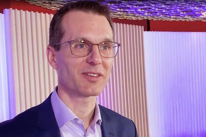 Swisscom setzt bei Cybersicherheit auf eine «Weltneuheit» Swisscom-Chef Christoph Aeschlimann in einem Video-Interview im Februar 2024.