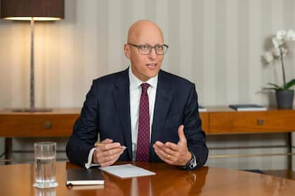 Sarasin-Chefökonom: «Die 90 Rappen waren der SNB zu extrem» Karsten Junius, Chefökonom der Bank J. Safra Sarasin (2023).