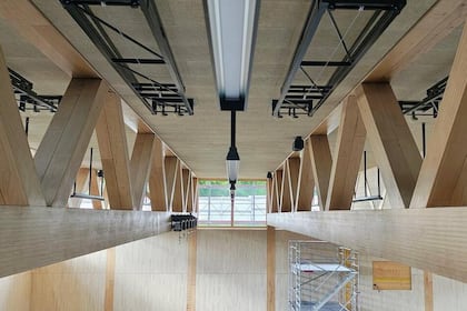 150 Prozent Kursgewinn: Das ist die beste Schweizer Bau-Aktie Das von Implenia realisierte Schulhaus Nägelimatt (2025).