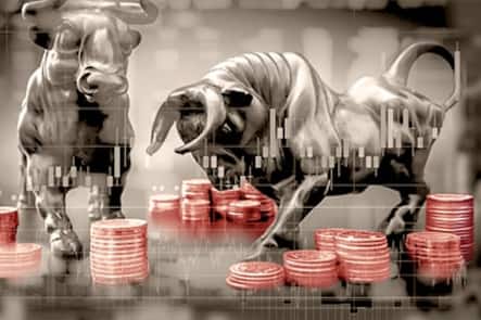 Bär Stier Geld Münzen Online-Trading