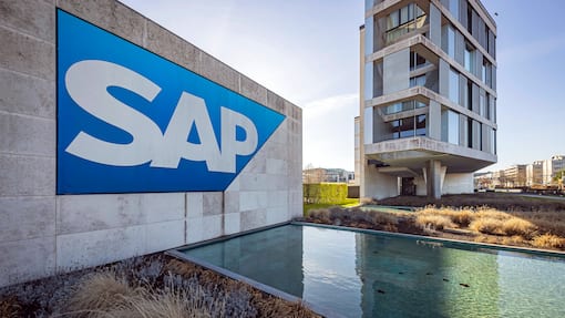Softwareaktien im Tief: Ein Branchenprimus erhält trotzdem Bestnoten und hat «Rebound»-Potenzial Das Logo des Softwarekonzern SAP aus Walldorf.