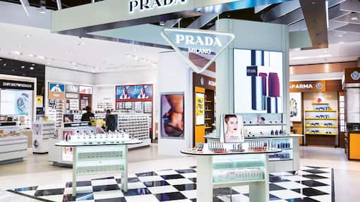 Qualitätsaktien im historischen Tief: Diese vier Schweizer Unternehmen gehören zu den besten Anlagemöglichkeiten Ein Dufry-Laden am Flughafen Mailand-Malpensa.