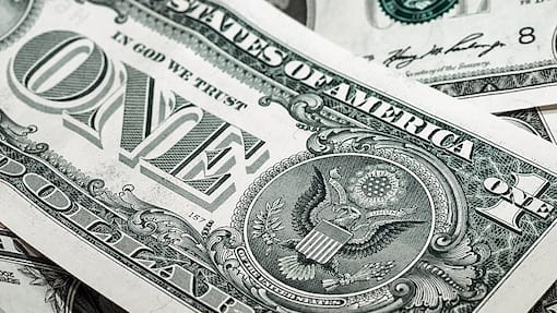 Warum der Dollar zum Franken weiter von einem Hoch zum nächsten eilt Eine Ein-Dollarnote.