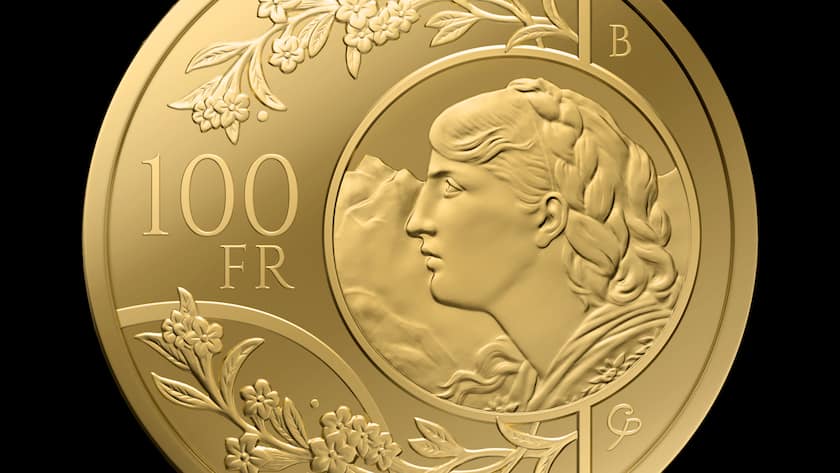 Das neue 100-Franken-Goldvreneli.