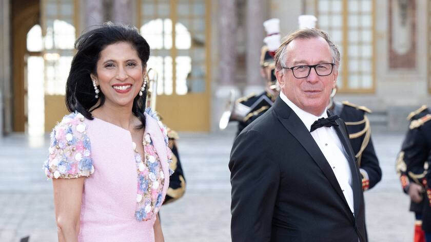 Leena Nair in Versailles am 20. September 2023.