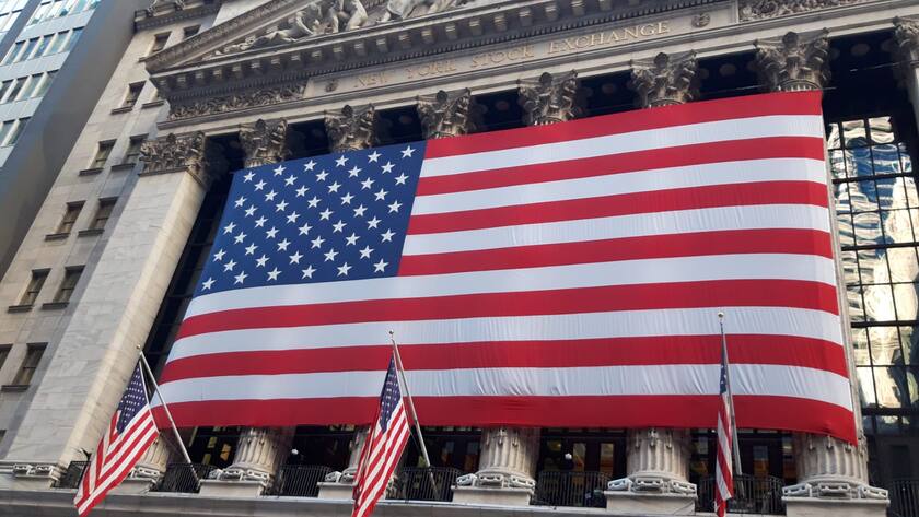 Trump «nicht beunruhigt» wegen Börsen-Crash Die Börse New York Stock Exchange an der Wall Street, USA.