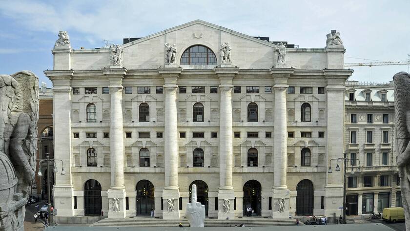 Der «Palazzo della Borsa» im Zentrum der italienischen Wirtschafts- und Finanzmeptropole Mailand.