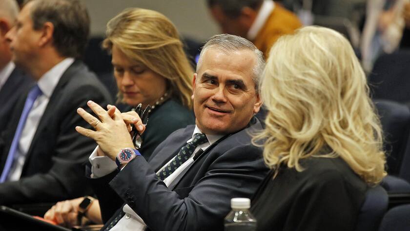 Thomas Gottstein während der Bilanzmedienkonferenz der Credit Suisse im Februar 2020.§