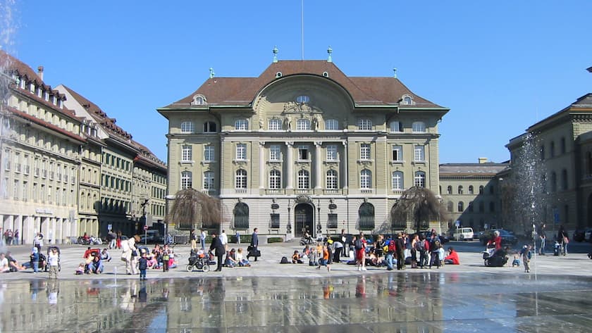 Der Sitz der Schweizerischen Nationalbank in Bern.