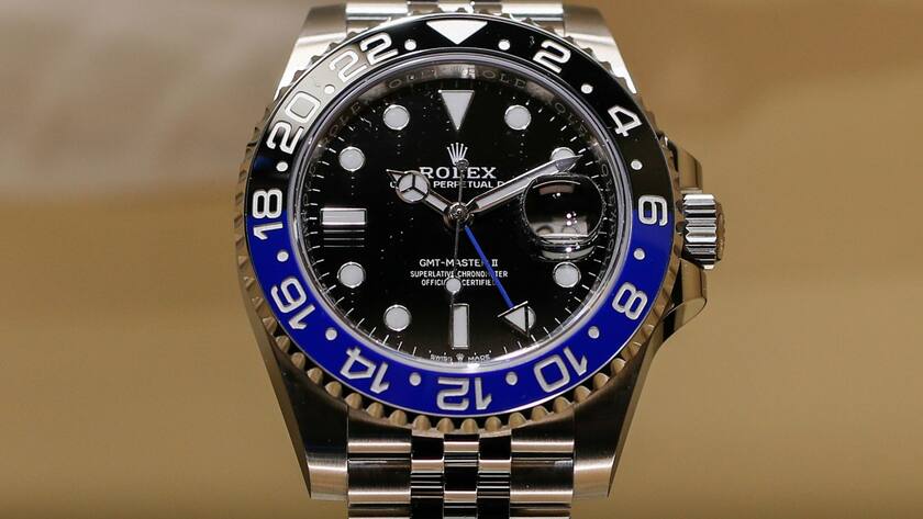 Eine Rolex GMT-Master "Batman".