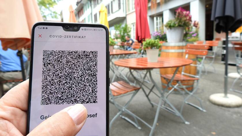 Das Covid-Zertifikat: digital auf dem Smartphone abgespeichert.