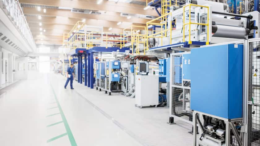 Extrusionslinie von SIG.