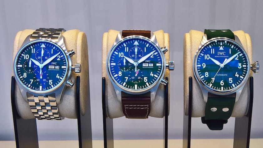 IWC International Watch aus Schaffhausen gehört seit 2000 dem Schweizer Luxusgüterkonzern Richemont.