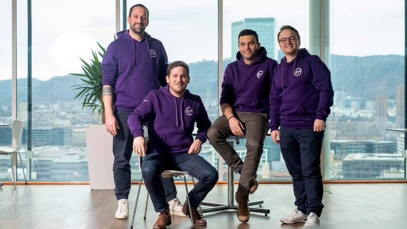 Dieses Startup liefert Bottom-up-Lösungen fürs Ideenmanagement Fördern mit ihrem Startup rready den Einbezug von Mitarbeitenden beim Ideenmanagement (v. l.): die Gründer Reto Wenger, Dave Hengartner (CEO), Ralph Hartmeier und Vinzenz Leuenberger.