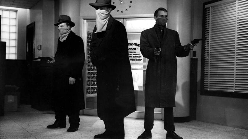 Banküberfall im Film: Szene aus «The Great St. Louis Bank Robbery» von 1959