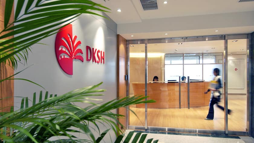 Die Büroräumlichkeiten von DKSH in Hongkong.