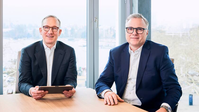 Marcel Fritsch und Stefan Blum, Portfoliomanager Bellevue Medtech & Services.
