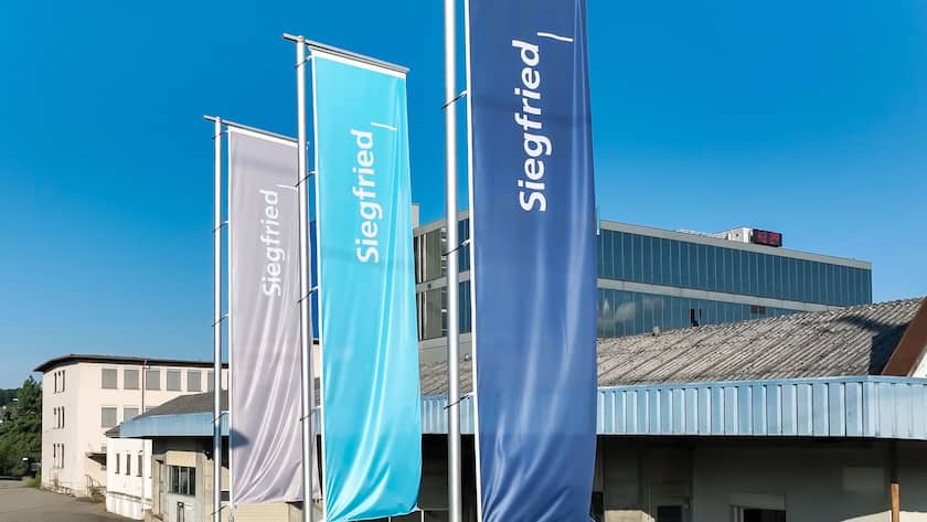Firmengebäude von Siegfried am Hauptsitz in Zofingen.