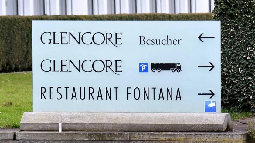 Glencore Firmensitz in Baar in der Schweiz.